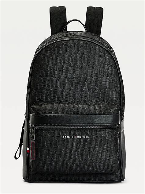 backpack tommy hilfiger a cuadros|tommy hilfiger monogram backpack.